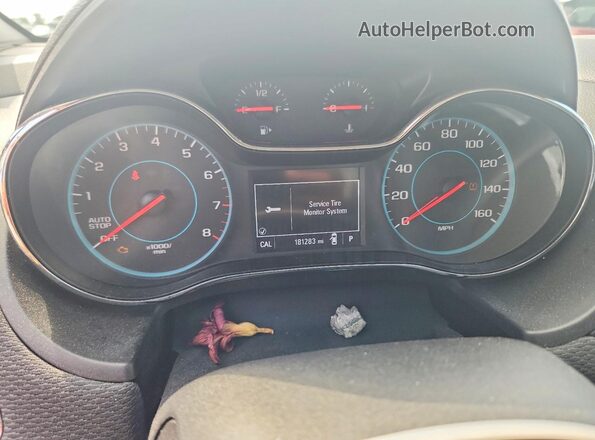 1G1BC5SM9J7204309 2018 CHEVROLET CRUZE Черный Вид щитка приборов