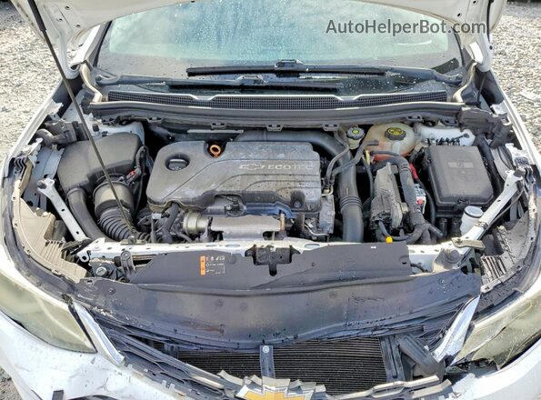1G1BE5SM2H7106064 2017 CHEVROLET CRUZE Белый Вид задней части салона