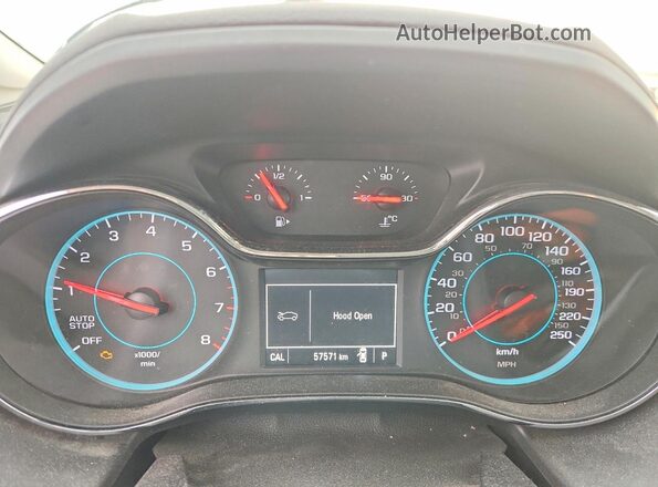 1G1BE5SM2J7150281 2018 CHEVROLET CRUZE Silver Vista del cuadro de instrumentos