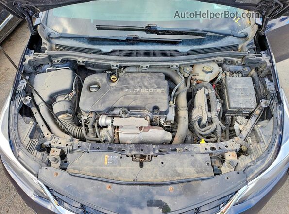 1G1BE5SM5G7260184 2016 CHEVROLET CRUZE Blue Widok wnętrza z tyłu