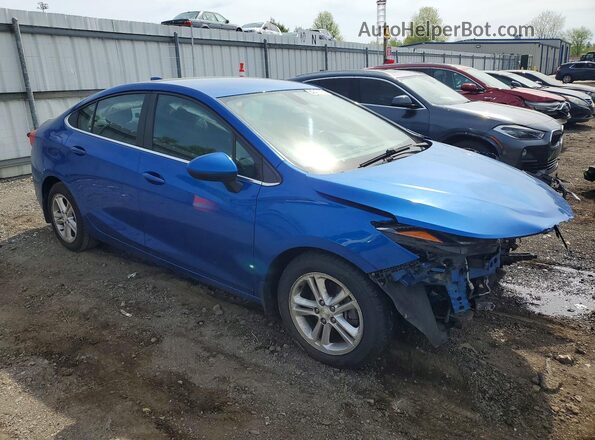 1G1BE5SM6H7222318 2017 CHEVROLET CRUZE Blue Delantero derecho