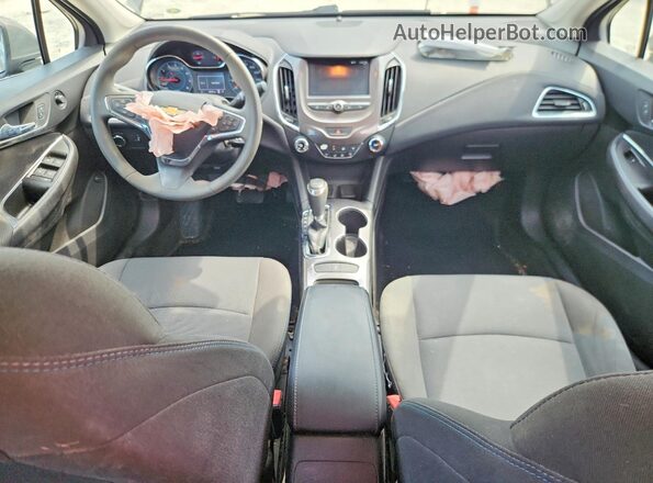 1G1BE5SM6H7258736 2017 CHEVROLET CRUZE Серый Вид панели приборов