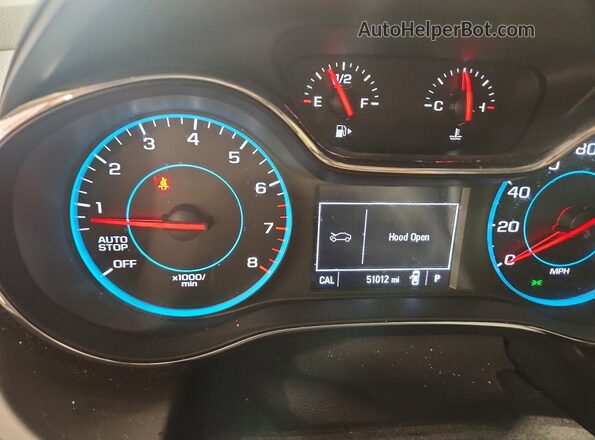 1G1BE5SM8H7224751 2017 CHEVROLET CRUZE Red ხელსაწყოთა პანელის ხედი