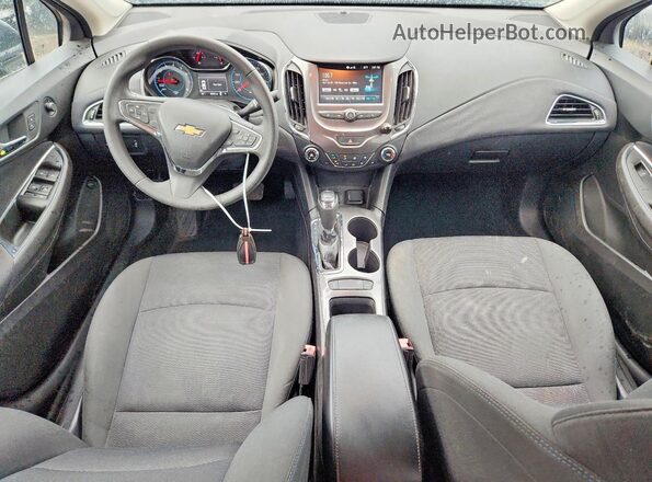 1G1BE5SM8H7259662 2017 CHEVROLET CRUZE Charcoal Առջևի վահանակի տեսք