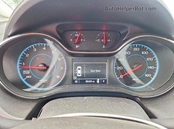 1G1BE5SM8H7259662 2017 CHEVROLET CRUZE Charcoal Սարքավորումների վահանակի տեսք