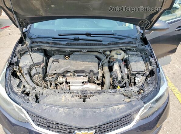 1G1BE5SMXG7312389 2016 CHEVROLET CRUZE Черный Вид задней части салона