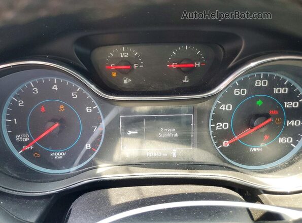 1G1BF5SM0H7249575 2017 CHEVROLET CRUZE Black Instrument cluster view