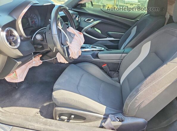 1G1FB1RX5L0111246 2020 CHEVROLET CAMARO Black წინა სალონის ხედი