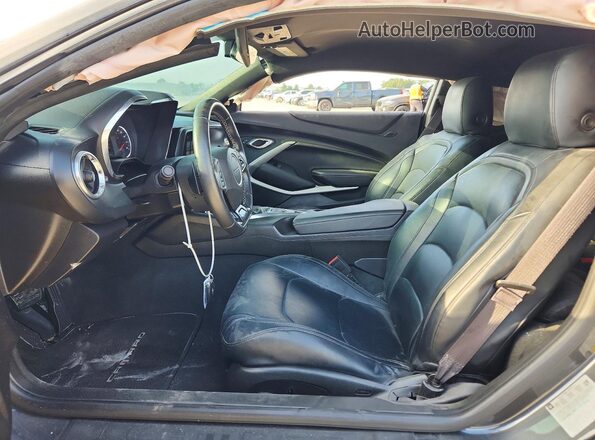 1G1FB1RX9G0170256 2016 CHEVROLET CAMARO Charcoal წინა სალონის ხედი