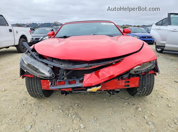 1G1FB3DSXK0136035 2019 CHEVROLET CAMARO Красный Вид спереди