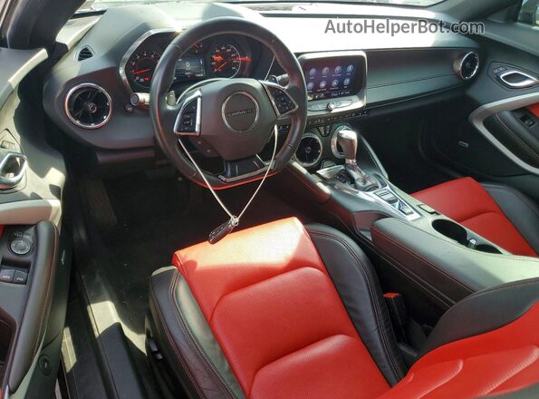 1G1FD1RS7R0107299 2024 CHEVROLET CAMARO Black Вид панелі приладів