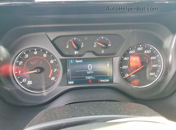1G1FD1RS7R0107299 2024 CHEVROLET CAMARO Black Вид щитка приладів