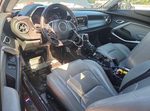 1G1FD1RX1H0171123 2017 CHEVROLET CAMARO Gray წინა პანელის ხედი