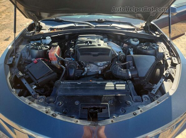 1G1FD1RX1H0171123 2017 CHEVROLET CAMARO Gray უკანა სალონის ხედი