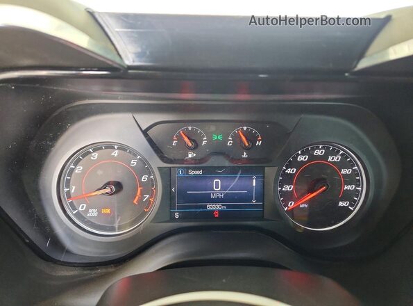 1G1FE1R75L0133450 2020 CHEVROLET CAMARO White Вид щитка приладів