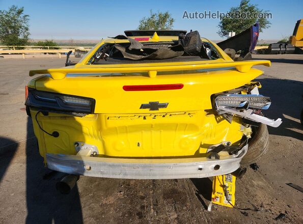 1G1FF1R75H0187349 2017 CHEVROLET CAMARO Yellow Vista trasera