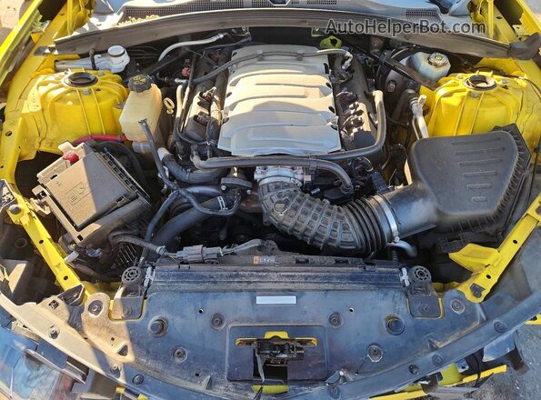 1G1FF1R75H0187349 2017 CHEVROLET CAMARO Yellow Vista interior trasera