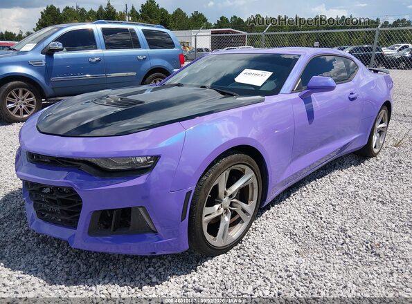 1G1FF1R76M0132838 2021 CHEVROLET CAMARO Purple Przód lewy
