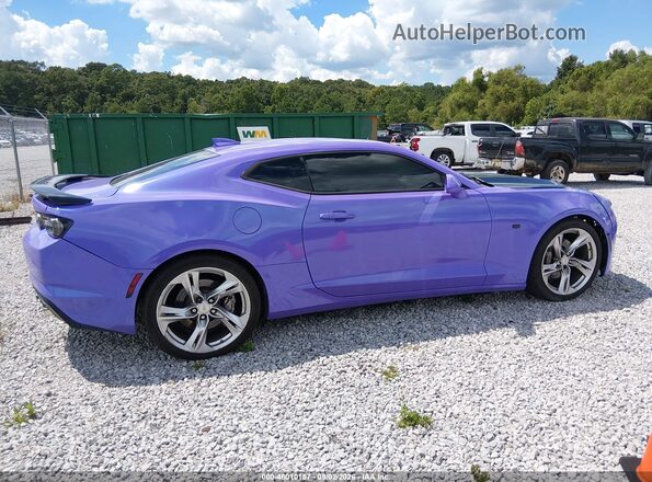 1G1FF1R76M0132838 2021 CHEVROLET CAMARO Purple Widok wnętrza z tyłu