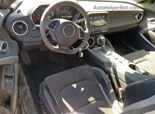 1G1FF1R76P0147618 2023 CHEVROLET CAMARO Blue Dashboard view