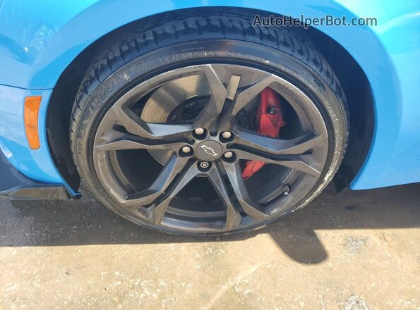 1G1FF1R76P0147618 2023 CHEVROLET CAMARO Blue VIN sticker view