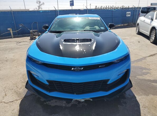 1G1FF1R76P0147618 2023 CHEVROLET CAMARO Blue Front view