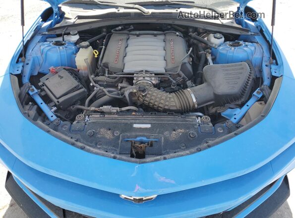1G1FF1R76P0147618 2023 CHEVROLET CAMARO Blue Rear interior view