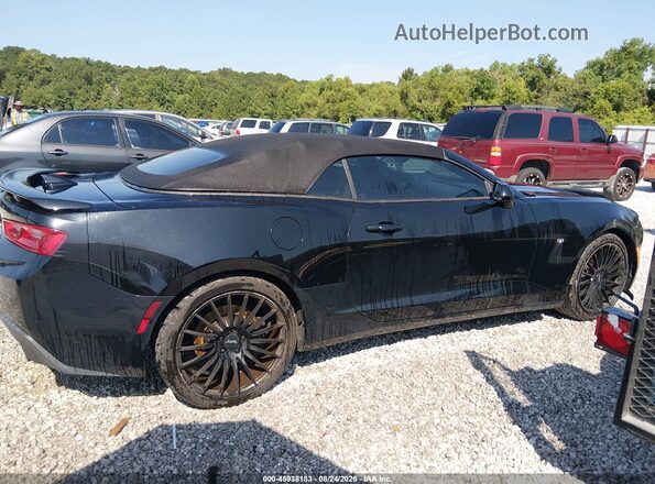 1G1FH3D74H0119945 2017 CHEVROLET CAMARO Black უკანა სალონის ხედი
