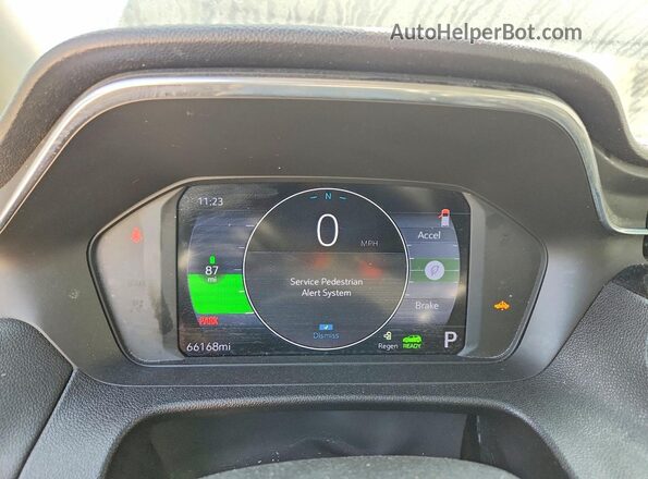 1G1FW6S02P4176875 2023 CHEVROLET BOLT Black Vista del cuadro de instrumentos