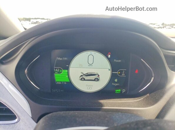 1G1FW6S08L4145382 2020 CHEVROLET BOLT Gray Vista del cuadro de instrumentos