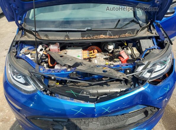 1G1FX6S04H4182045 2017 CHEVROLET BOLT Blue Vista interior trasera