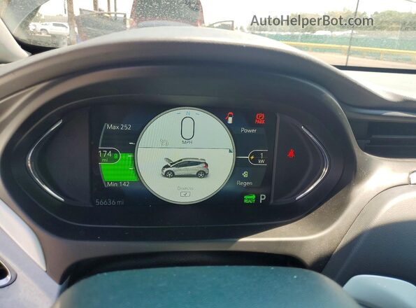 1G1FY6S03L4145946 2020 CHEVROLET BOLT Black ხელსაწყოთა პანელის ხედი