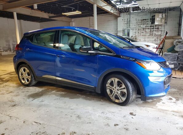 1G1FY6S04L4133059 2020 CHEVROLET BOLT Blue Delantero derecho