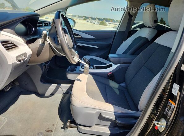 1G1FY6S06L4132057 2020 CHEVROLET BOLT Black წინა სალონის ხედი