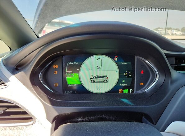 1G1FY6S06L4132057 2020 CHEVROLET BOLT Black ხელსაწყოთა პანელის ხედი