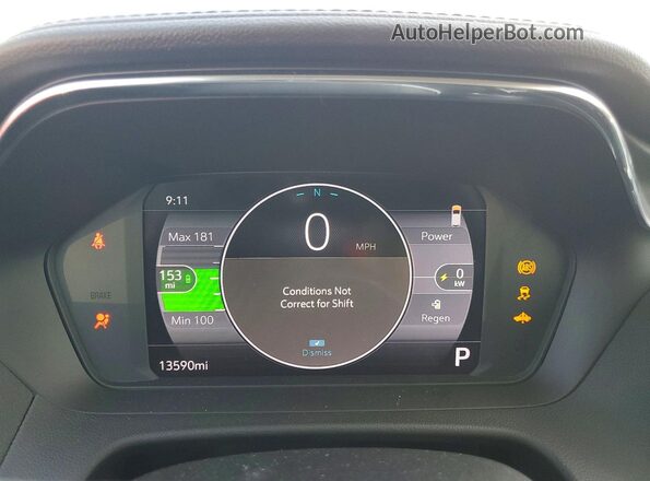1G1FY6S0XP4169893 2023 CHEVROLET BOLT Gray Instrument cluster view