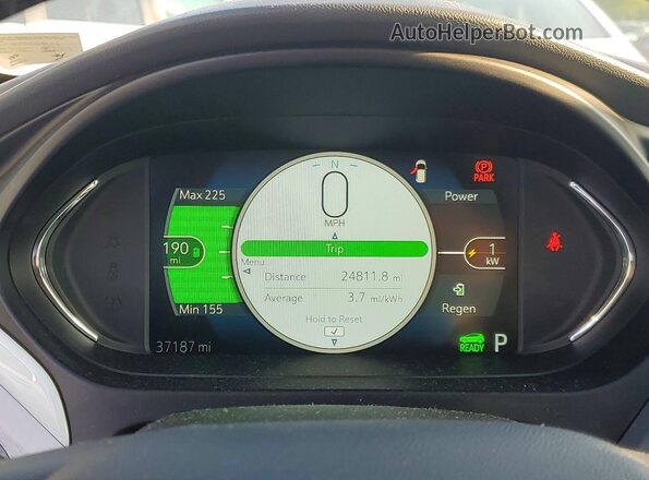 1G1FZ6S04L4148643 2020 CHEVROLET BOLT Gray ხელსაწყოთა პანელის ხედი