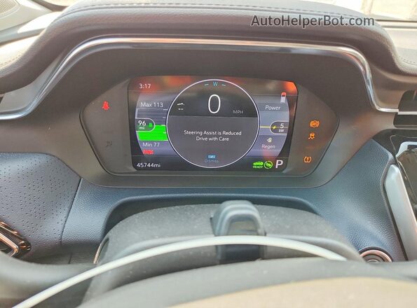 1G1FZ6S06P4165353 2023 CHEVROLET BOLT Gray Instrument cluster view