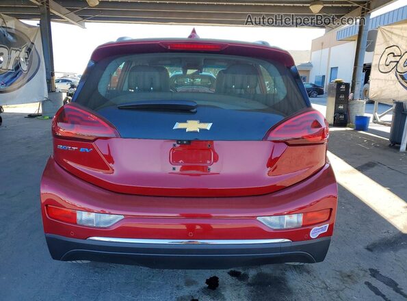 1G1FZ6S0XK4105584 2019 CHEVROLET BOLT Burgundy Vista trasera