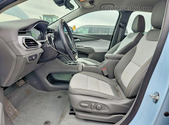1G1FZ6S0XP4160298 2023 CHEVROLET BOLT Turquoise Widok wnętrza z przodu