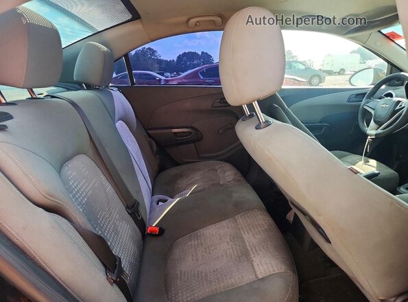 1G1JB5SH8J4115320 2018 CHEVROLET SONIC Black Vista de los asientos traseros