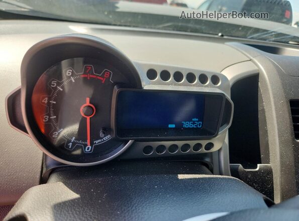 1G1JC5SH2G4180816 2016 CHEVROLET SONIC Серый Вид щитка приборов