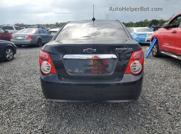 1G1JC5SH5G4173195 2016 CHEVROLET SONIC Black Вид ззаду