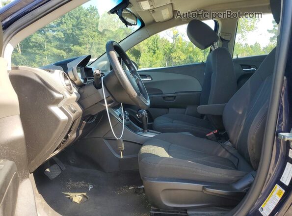 1G1JC6SG1G4117932 2016 CHEVROLET SONIC Blue წინა სალონის ხედი