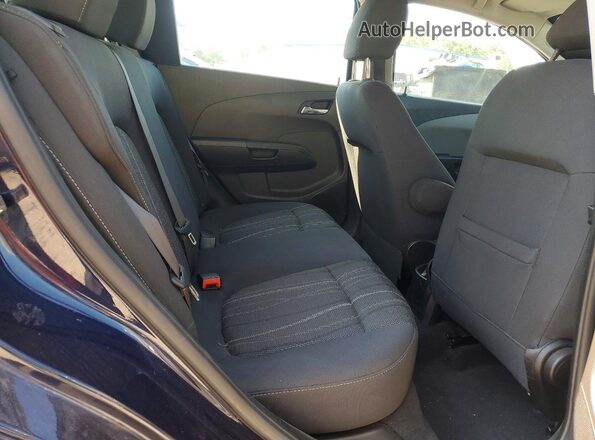 1G1JC6SG1G4117932 2016 CHEVROLET SONIC Blue უკანა სავარძლების ხედი