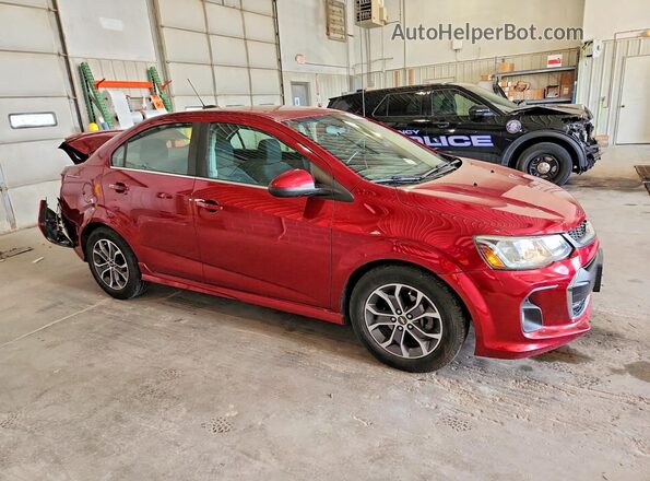 1G1JD5SH3H4109882 2017 CHEVROLET SONIC Maroon Front right