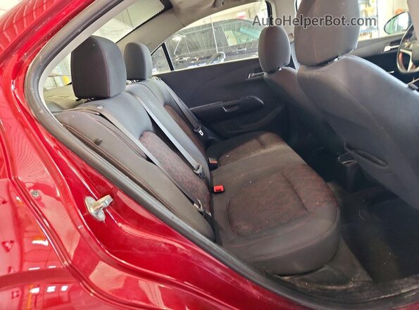 1G1JD5SH3H4109882 2017 CHEVROLET SONIC Maroon Rear seats view
