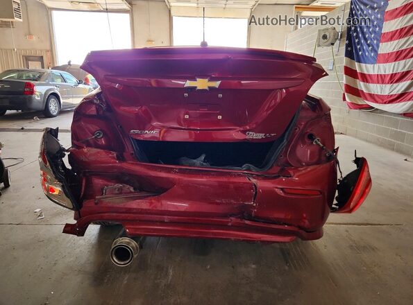 1G1JD5SH3H4109882 2017 CHEVROLET SONIC Maroon Rear view