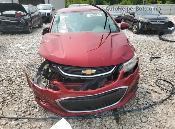 1G1JD5SH4H4104478 2017 CHEVROLET SONIC Red Front view
