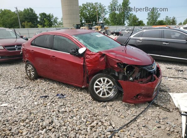 1G1JD5SH4H4104478 2017 CHEVROLET SONIC Red Front right